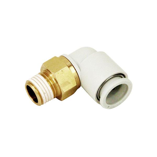SK11 W管継手 エルボユニオン KQ2L12-02AS 【4977292419567】