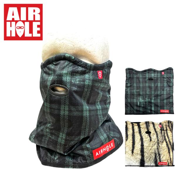 山　雪　首　フェイスマスク　ネックウォーマー　ネコポス送料無料　FUR　PLAID