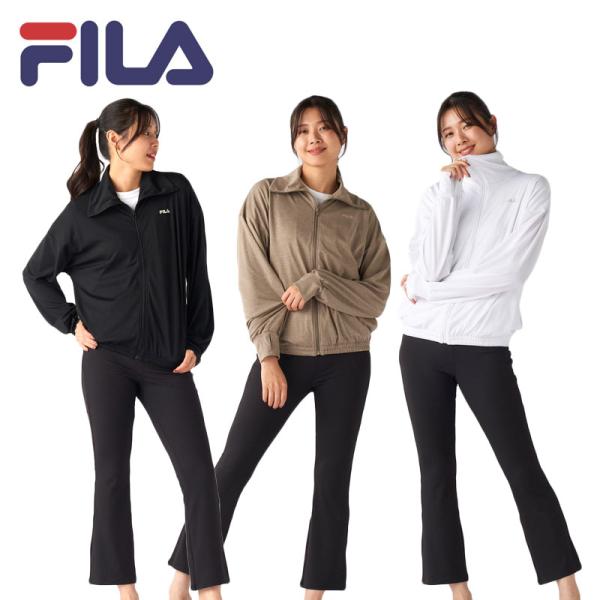 FILA フィラ レディース フィットネス ウェア 2点セット 315003-C 315-003-C ラッシュガード 水陸両用 セパレート