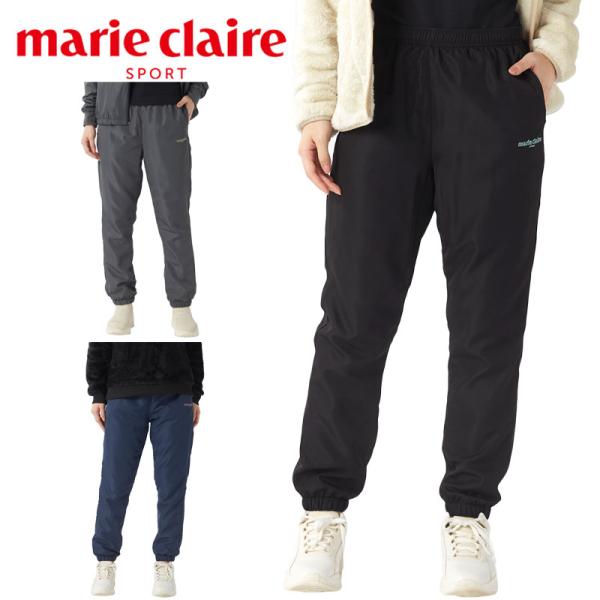 マリクレールスポーツ レディース 裏フリースパンツ 445745 MARIE CLAIRE SPORT ロングパンツ パンツ ボトムス 女性