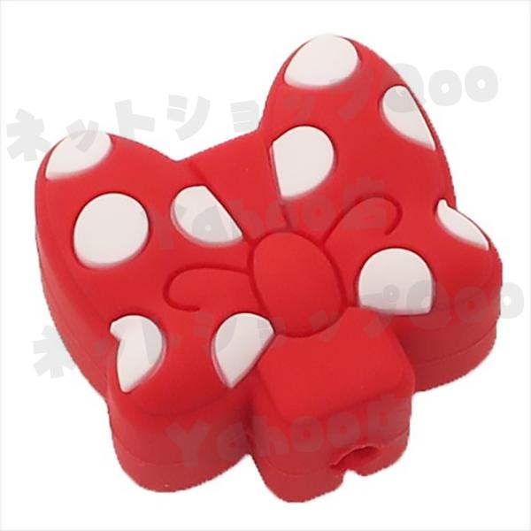 ディズニー Disney キャラクターグッズ ミッキーマウス ミニー ケーブルバイト ケーブルカバー ケーブルガード ケーブルホルダー クリップ 断線防止 保護 リボン