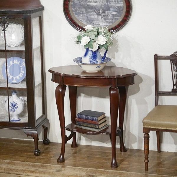 英国イギリスアンティーク家具 オケージョナルテーブル ウインドウ