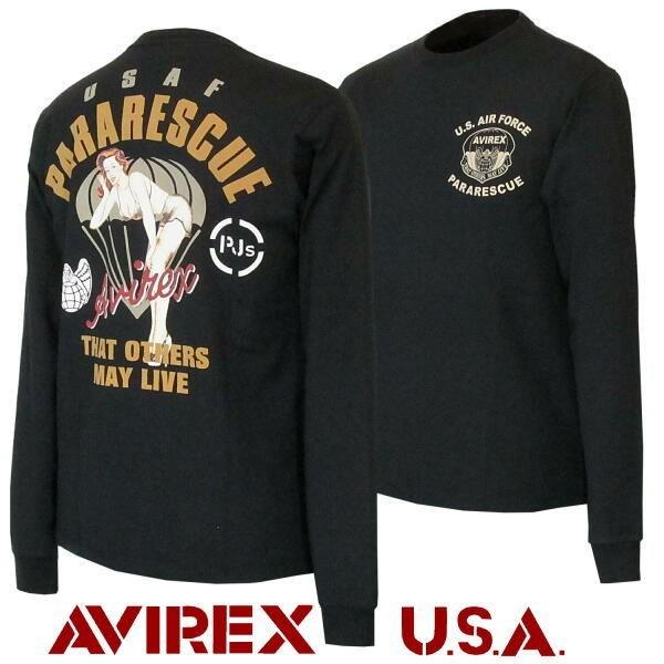 完売しました アビレックス Avirex ミリタリーデザインロンt ピンナップガールデザイン 長袖tシャツ Pararwscue M Xl Buyee Buyee Japanese Proxy Service Buy From Japan Bot Online