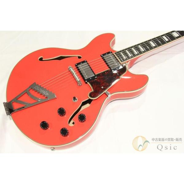 美品] D'Angelico Premier DC Stairstep Fiesta Red 【返品OK】[NL665