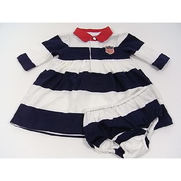 ラルフローレンralph Laurenベビーキッズ子供服女の子用長袖ボーダーワンピース上下2点セット ホワイト ネイビー 3ヶ月60cm Buyee Buyee Japanese Proxy Service Buy From Japan Bot Online
