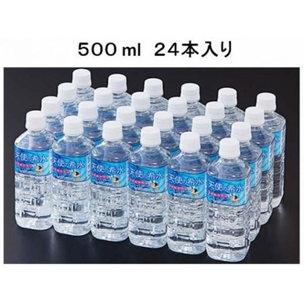 【送料無料】佐賀北山の非加熱天然水500ｍｌ×24本セット 天使の希水 【風】ミネラルウォーター 長期保存10年可 災害用 保存水