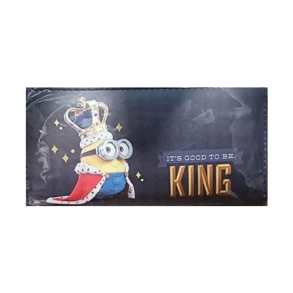 Minions ミニオンズ ミニオン 財布 長財布 ウォレット ボブ キングver 黒 赤 Morenotafurt Com