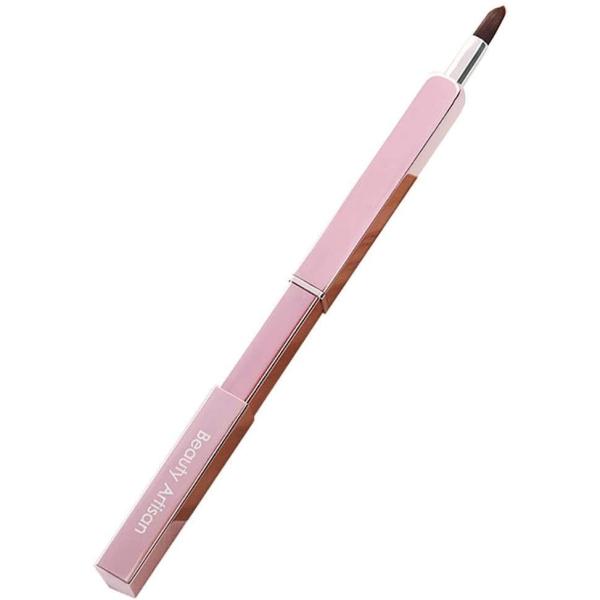 Eripro リップブラシ 伸縮可能 持ち運び便利 旅行 出張 メイク直し用 メイク初心者向き 化粧ブラシ アイシャドウブラシ コンシーラー Olhodaguadocasado Al Gov Br