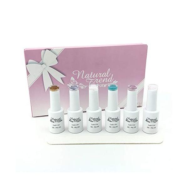Naturaltrend ジェルネイル カラー 6本セット ファイル付き Fur Www Setonix It
