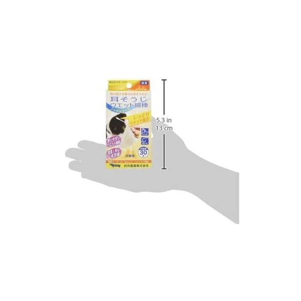 内外製薬 耳そうじウエット綿棒 犬猫用 30本 Www Nlqp Com