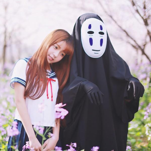 カオナシ お面 コスプレ 衣装 かおなし 千と千尋の神隠し 通販 小道具 ハロウィン コスチューム マント Buyee Buyee บร การต วกลางจากญ ป น ซ อจากประเทศญ ป น
