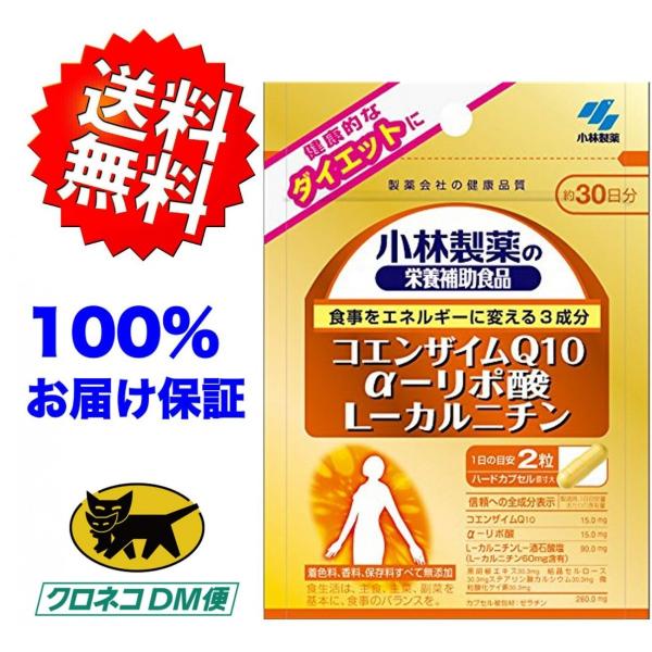 小林製薬コエンザイムq10 A リポ酸l カルニチン約30日分60粒送料無料ヤマトｄm便100 お届け保証 Buyee Buyee 提供一站式最全面最專業現地yahoo Japan拍賣代bid代拍代購服務