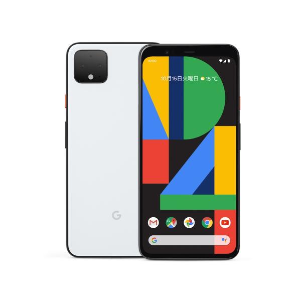 新品 未使用品 白ロム」SIMフリー Google Pixel 4 128gb ホワイト ※赤