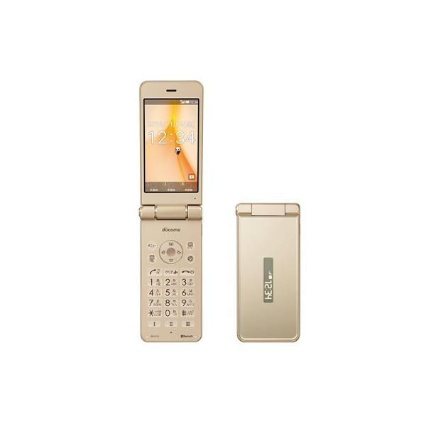 新品 未使用品 白ロム」simフリ― docomo SH-01J gold ゴールド [白ロム