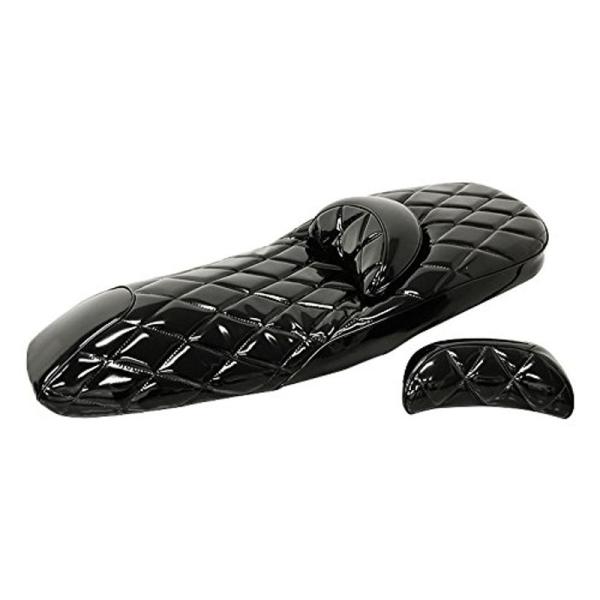 バイクパーツセンター(Bike Parts Center) ベース付エナメルシート 黒 ヤマハ マグザムSG17J/SG21J309802