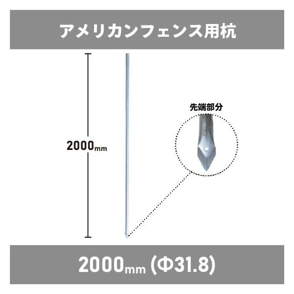 �A�����J���t�F���X �Y H 2000 mm �n�����ߍ��ݗp �x�� DIY �� �Ŕ� ���b�V�� ���� �K���[�W �� ������� �C���e���A ���i�摜2