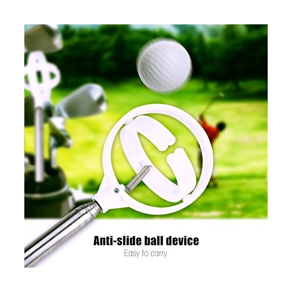 Vbestlife 2色 実用的な ゴルフピッカー 至上 伸縮 ゴル 軽量 アンテナボールピックアップツールデバイスレトリーバースクープ ゴルフボール 収集器