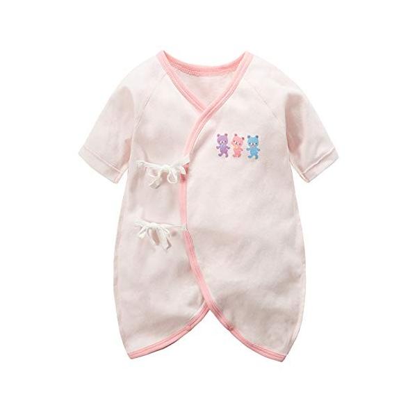 新生児肌着 6枚組 赤ちゃん おしゃれ コンビ肌着 短肌着 綿100 ベビー服 長袖ロンパース 可愛いプ カバーオール ロンパース 前開きタイプ 肌着 パジャマ