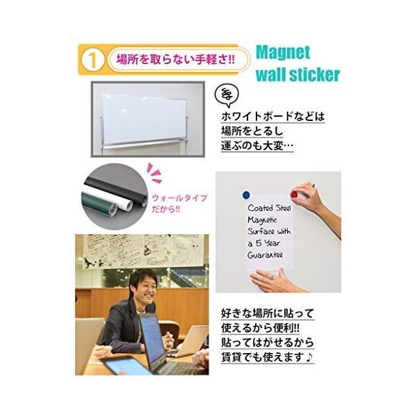 Imainurama マグネットボード ディスカウント ウォールステッカー ホワイトボード シート 壁紙 60cm 100cm 落書き 白 ミーティング 会議室