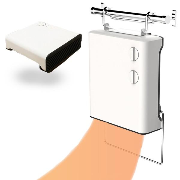 2Style壁掛けヒーター 2wayマルチヒータ 小型ヒーター 脱衣場 床置き可