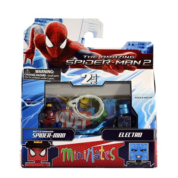 未開封★スパイダーマン(ダメージ)/クラシックシリーズ２、SPIDER-MAN マーベル シリーズ56/ダメージ スパイダーマン&エレクトロ