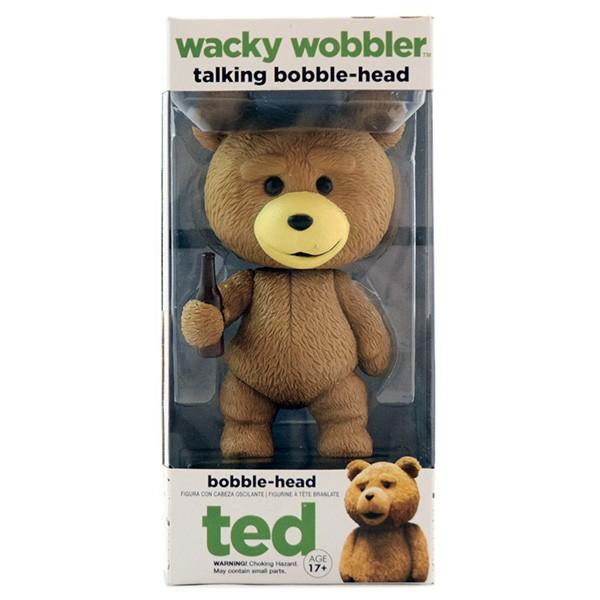 レア ted テッド wacky wobbler トーキングボブルヘッド テッド おしゃべり ボブルヘッド 7インチ 米国正規公式ライセンス品