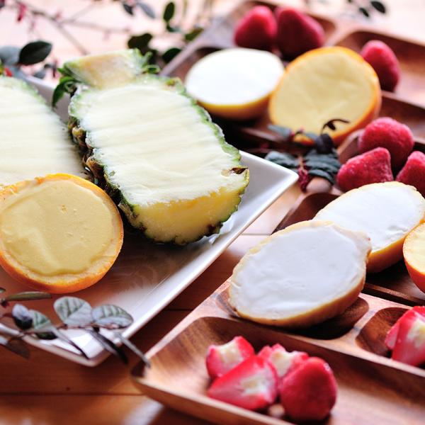 果実の果皮を使った、フルーツシャーベット・アイスのセットです。高果汁のシャーベットと濃厚なアイスをお楽しみください■配送不可地域：離島は配送不可■温度帯：冷凍■保存方法：-18°C以下で保存してください■賞味期限：製造日より540日■規格：...