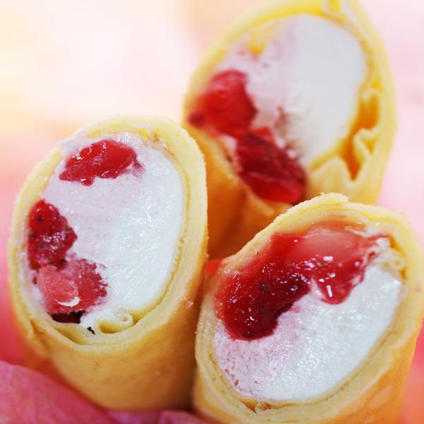 一枚一枚丁寧に焼き上げたクレープ生地に、ふんわりホイップとソースをそっとくるみました。クレープスティック70gを4種類の詰合せセットです。■配送不可地域：離島は配送不可■温度帯：冷凍■賞味期限：製造日より365日■規格：クレープスティック7...