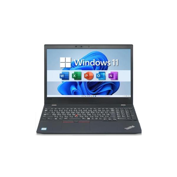 ノートパソコン windows11 office2024搭載 Core i5-8250U 8GB SSD128GB搭載 Bluetooth カメラ HDMI USB3.0 15.6型 Lenovo T580