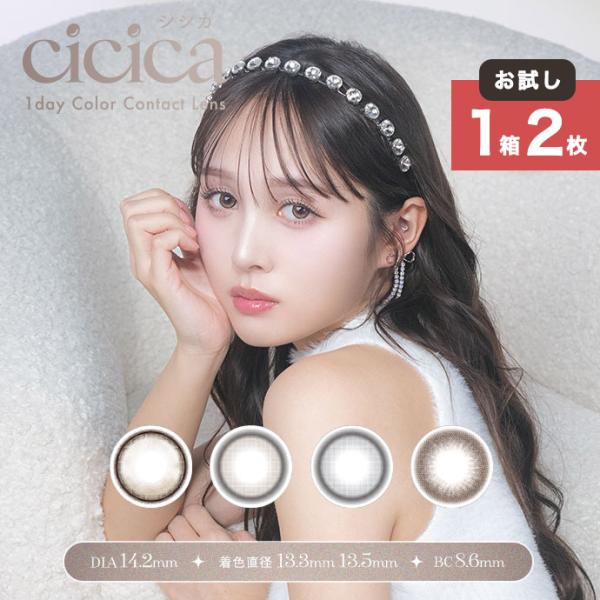 ●1箱2枚入り●使用期間：1日装用●DIA：14.2mm●着色直径：13.3mm（サーブルベージュ、クロワッサンラテ）、13.5mm（モアナグレー、ベベカカオ）●BC：8.6mm●含水率：38.0%●酸素透過率：22.5DK/L●UVカット...