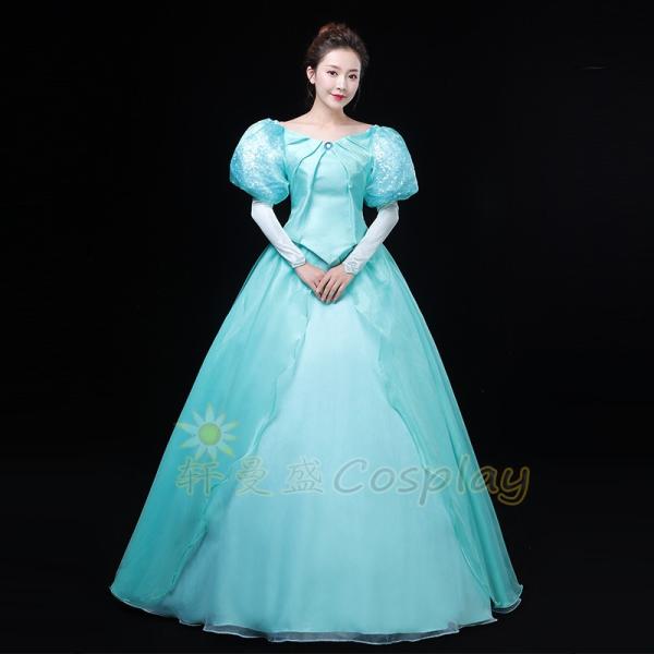 ドレス 仮装 キッズ 制服 キッズ コスチューム 人魚姫 アリエル 半袖 Ad0ディズニープリンセス 大人 マーメイド コスプレ 女の子 マーメイド 衣装 パーティ Ad0 Queenstylehayato