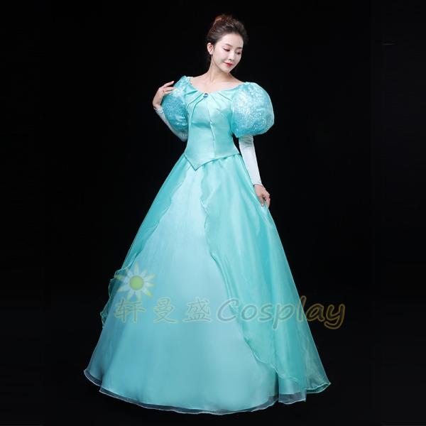 仮装 アリエル Ad0ディズニープリンセス 大人 人魚姫 アリエル 制服 キッズ 女の子 コスプレ ドレス 半袖 Ad0 Queenstylehayato コスチューム 女の子 衣装 マーメイド パーティ