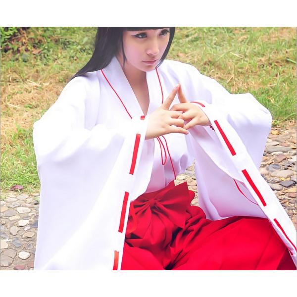 Dm116 いぬやしゃ 犬夜叉 人気の巫女服 桔梗 いぬやしゃ コスプレ 巫女 みこさん 高品質衣装 コスチューム Buyee Buyee Japanese Proxy Service Buy From Japan Bot Online