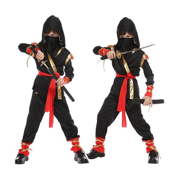 子供用 コスプレ 忍者 ハロウィン衣装 男の子 舞台衣装 メンズ