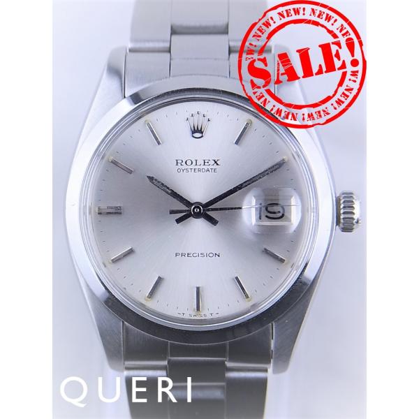 ROLEX オイスターデイト 6694 プレシジョン　ヴィンテージ　レア ROLEX【1974年製 】オイスターデイト プレシジョン Ref.6694