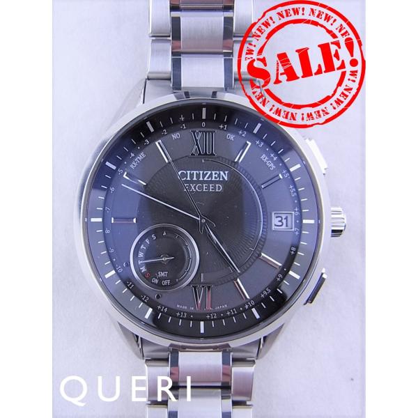 EXCEED(CITIZEN) シチズンエクシード黒文字盤CC3050-56E 新品 : クエリ