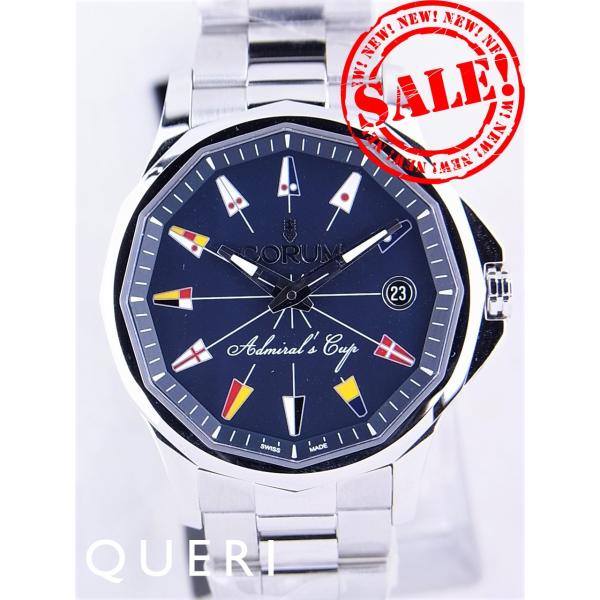 限定品 CORUM Admiral's Cup 腕時計！18WG！シェル文字盤！ queri_18k049