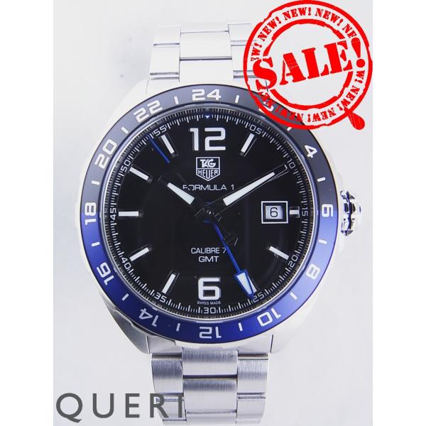 タグホイヤー フォーミュラ1 GMT WAZ211A 青　黒 フォーミュラ1 タグホイヤー キャリバー7 GMT 青黒ベゼルWAZ211A