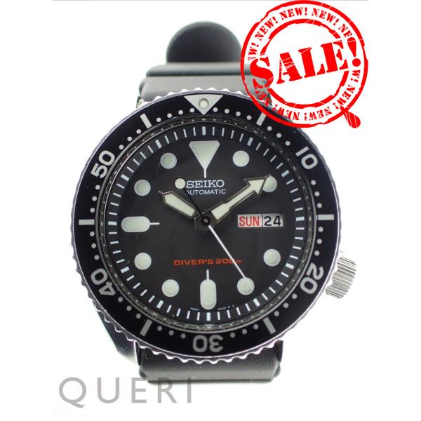 セイコー ダイバーズ200 ブラックボーイ デイデイト SKX007(7S26-0020) 中古