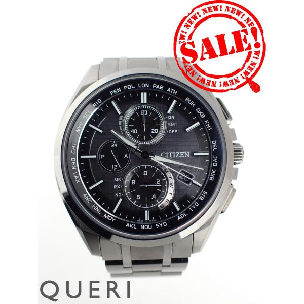 シチズン アテッサ エコドライブ ブラックチタン AT8044-56E(H804 