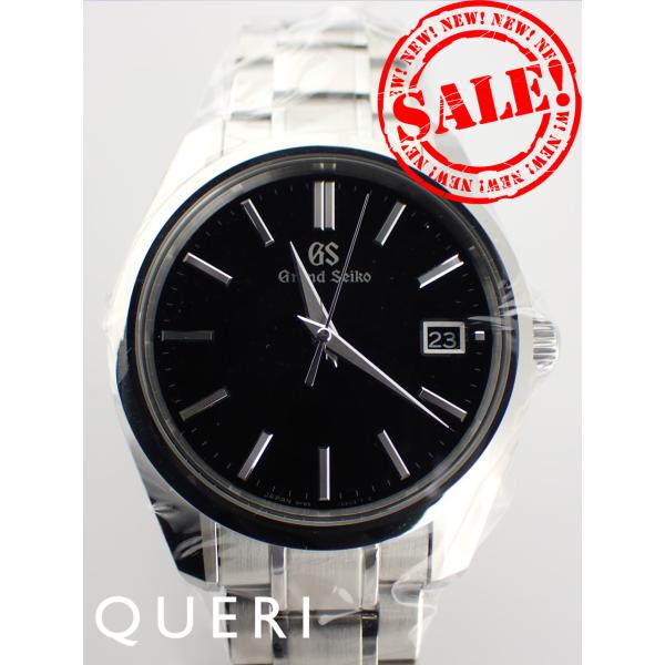 GrandSeiko(グランドセイコー) 腕時計美品  ヘリテージコレクション 9F85-0AD0/SBGP003 メンズ SS 黒 Grand Seiko グランドセイコー ヘリテージコレクション 9Fクォーツ