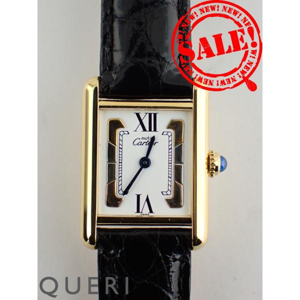 カルティエ CARTIER マストタンク SM ヴェルメイユ クォーツ Cartier カルティエ マストタンク ヴェルメイユ ローマンダイヤル