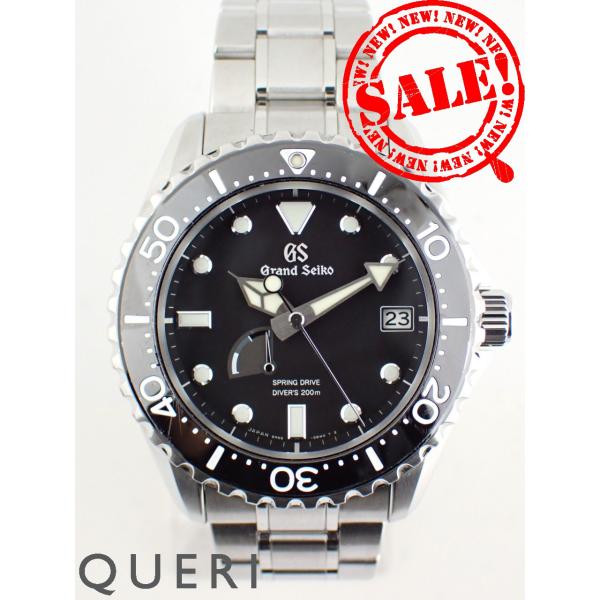 グランドセイコー Grand Seiko 腕時計 スプリングドライブ ダイバーズ SBGA229/9R65-0AM0 マスターショップ限定モデル デイト 回転ベゼル パワーリザーブ表示 ブラック文字盤 黒 SS 自動巻き(手巻きつき) 【中古】 Grand Seiko グランドセイコー スポーツコレクション スプリング