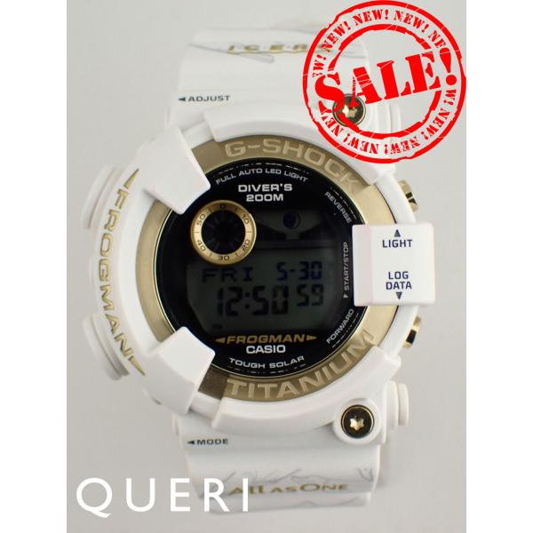 カシオ G-SHOCK マスターオブG フロッグマン ICERC Japan コラボ2024 GW-8201K-7JR 中古美品