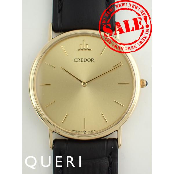 CREDOR クレドール 5A74-0140 金無垢 K18 メンズ CREDOR クレドール 18K クォーツ メンズ 5A74-0140 新品仕上げ済
