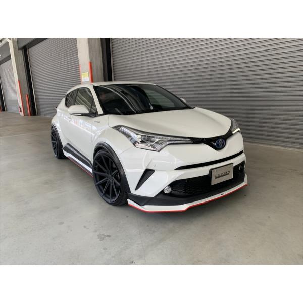 トヨタ C-HR CHR フロントリップスポイラー バンパー ブラック トヨタ C-HR フロントリップスポイラー CHR エアロ