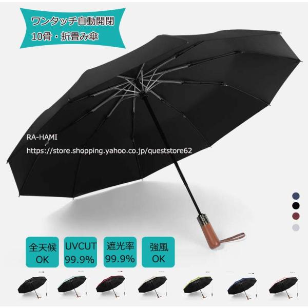 日傘 完全遮光 折りたたみ メンズ 通勤 折りたたみ 日傘 遮光 ワンタッチ 自動開閉  晴雨兼用 UVカット 男女兼用 完全遮光 折りたたみ  軽い 傘