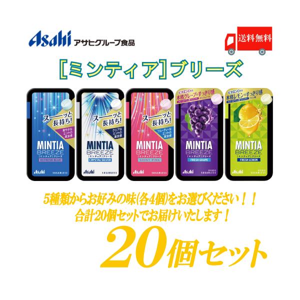 ミンティアブリーズ まとめ売り MINTIA ミンティアブリーズ 5種 選べる 20個セット 送料無料
