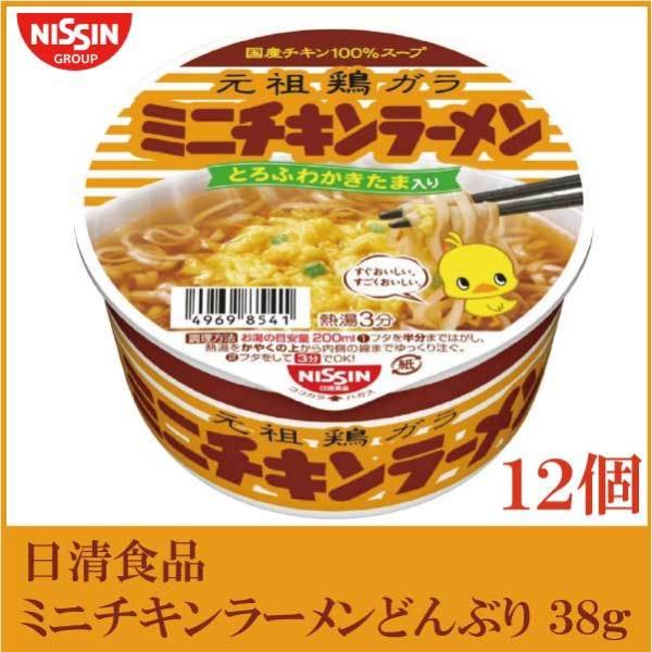 チキンラーメン 日清食品 ミニチキンラーメン どんぶり 38g×12個