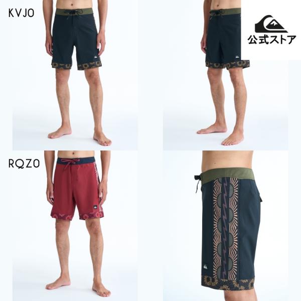 （14日-16日はボーナスストア+5%）Quiksilver クイックシルバー メンズ SURFSILK NOMAD 18 フィットタイ ボードショーツ 水着 海パン サーフィン